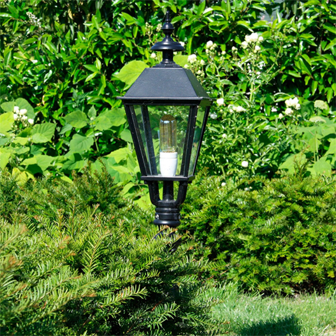 Luminaire BRIGHTON 95cm Lanterne carre Lanterne sur potelet